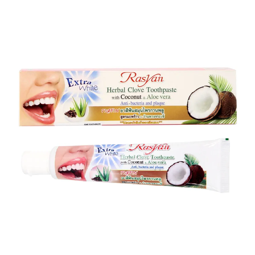 Зубная паста Rasyan с маслом кокоса и алоэ 100 г (8859269001196)