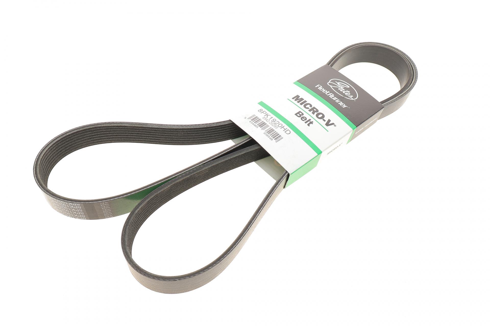 Ремень генератора GATES MB Atego 2/Axor 2 OM926/OM924/OM902 04- 8PK1920 (8PK1920HD)