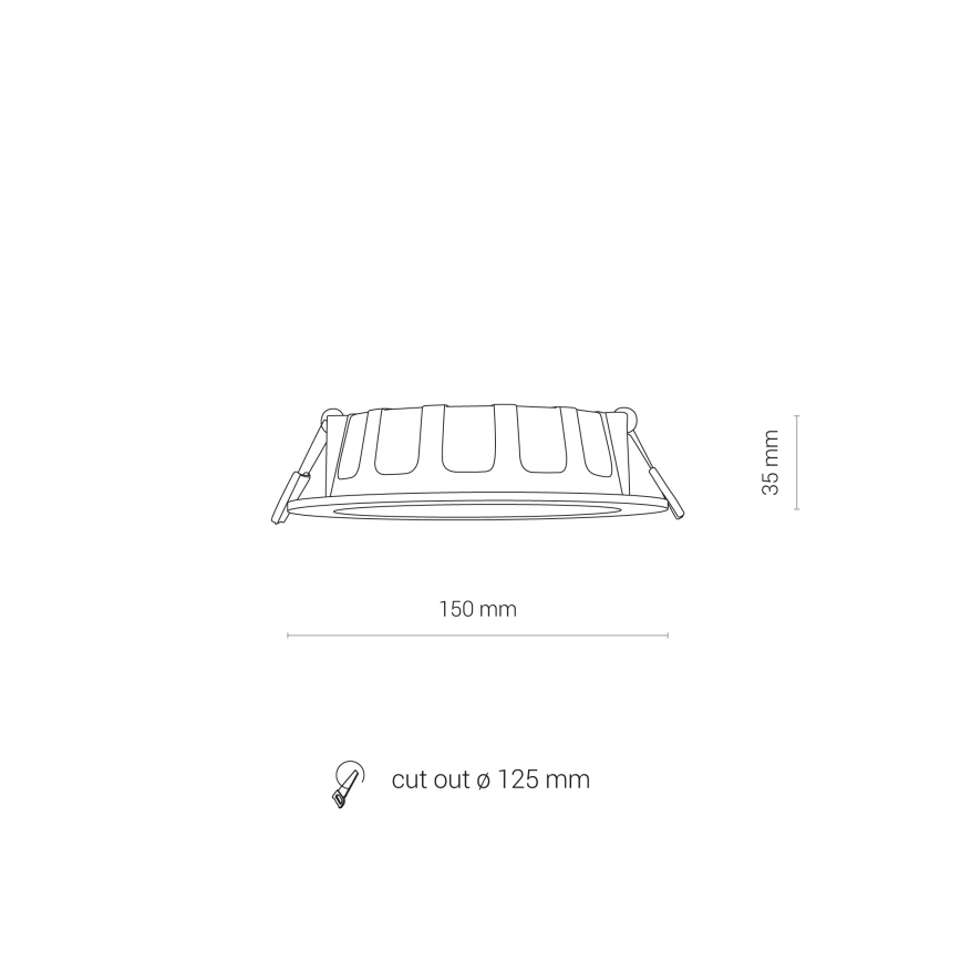 Світильник світлодіодний Nowodvorski CL KOS LED 10W 3000K IP44 (8780) - фото 5