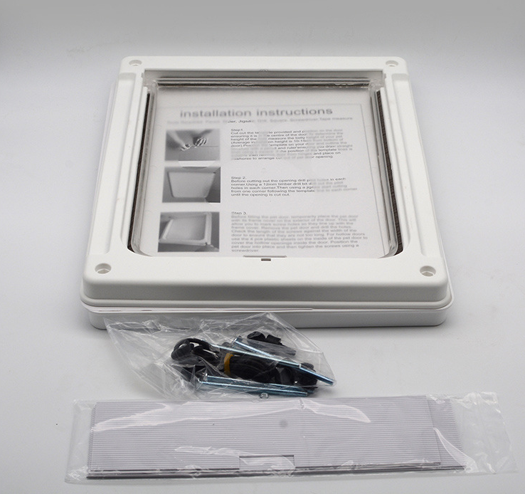 Дверцята для собак з рамкою 43x35,5x4 см Білий (2701758092) - фото 5