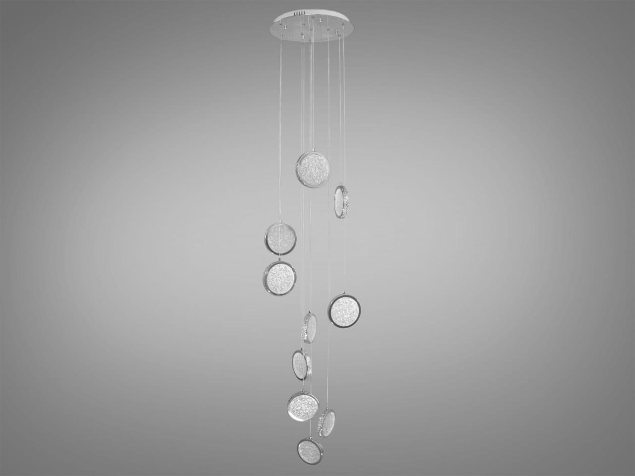 Люстра каскадная для холла LED 3005/10G (2437588256)