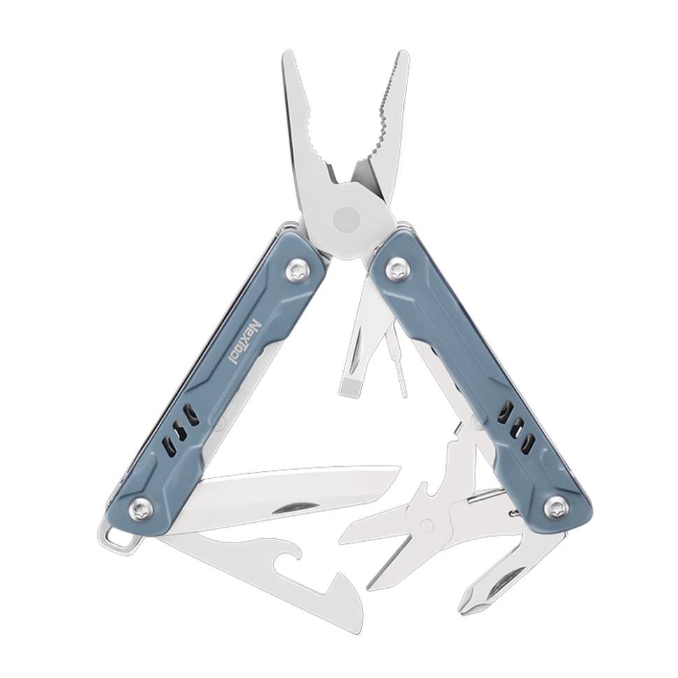 Мультитул NexTool Mini Sailor Pliers S11 6,7 см 11 функций Голубой (d734f24c)