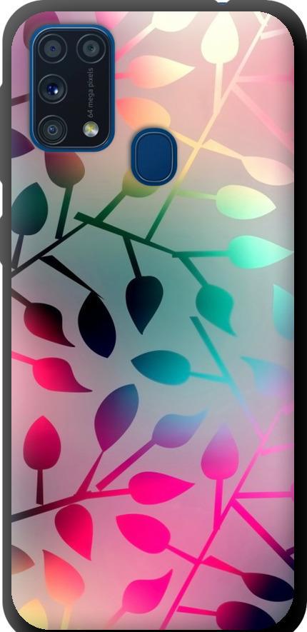 Чехол на Samsung Galaxy M31 M315F Листья (2235b-1907-42517)