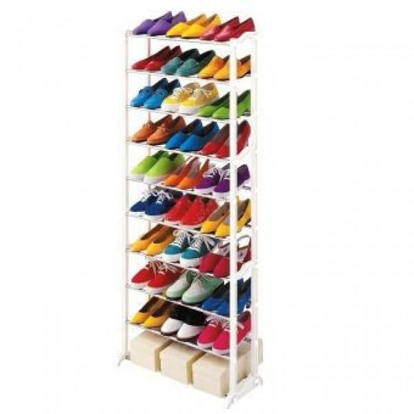 Полиця Amazing Shoe Rack для зберігання 30 пар взуття з 10 полицями - фото 4