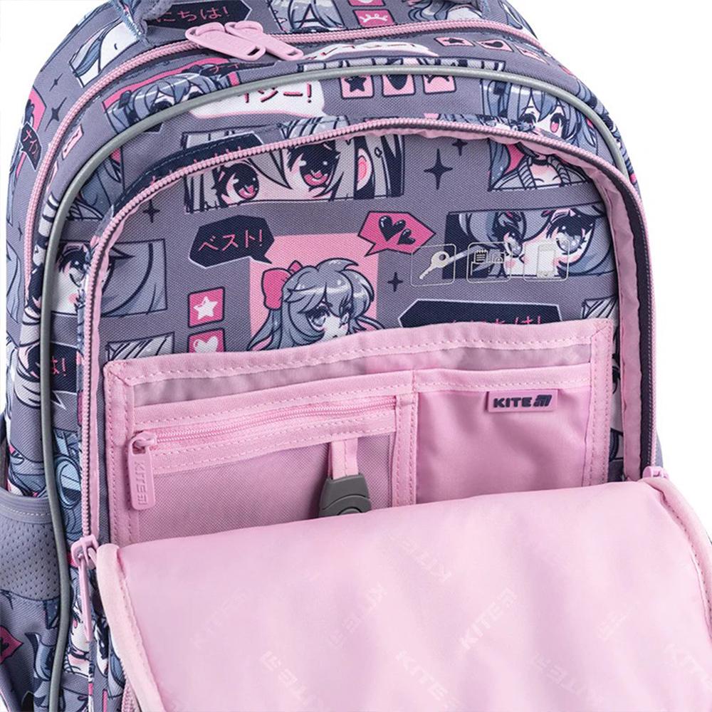 Шкільний набір KITE Education Anime Girl рюкзак/пенал/сумка для взуття (SET_K25-773M-5) - фото 14 Шкільний набір KITE Education Anime Girl рюкзак/пенал/сумка для взуття (SET_K25-773M-5) - фото 14