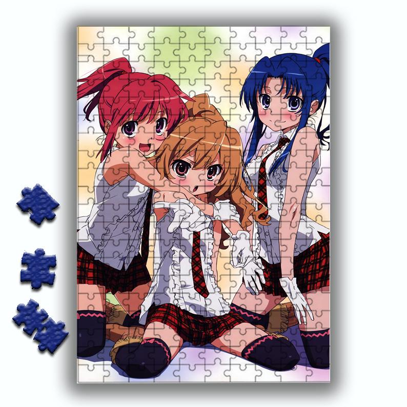 Пазл аниме Торадора! Toradora! 120 элементов 20х28 см (pazl_008)
