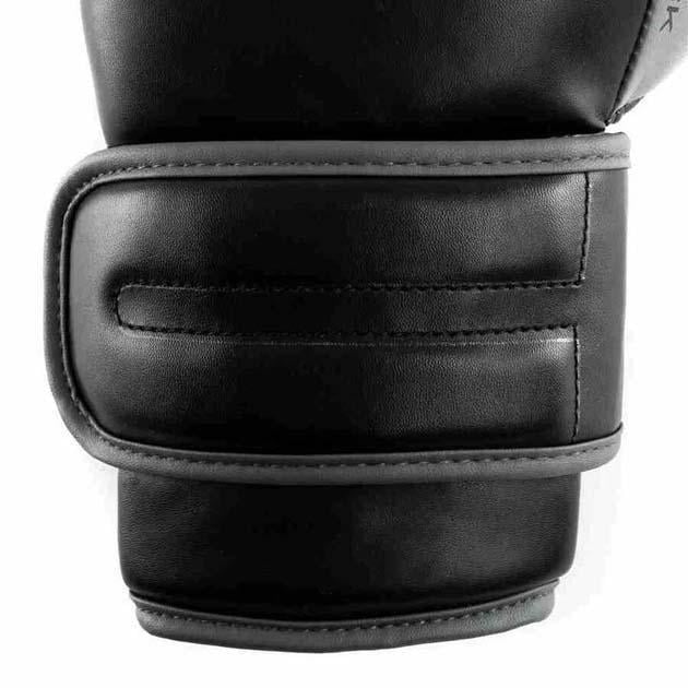 Боксерские перчатки Everlast POWERLOCK TRAINING GLOVES Уни 16 унций Черный/Серый (870310-70-816 16) - фото 3