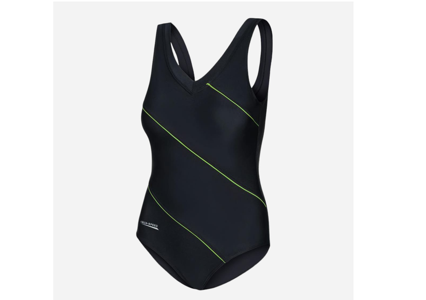 Купальник Aqua Speed SOPHIE закритий р. 48 Чорний/Зелений (6936116101772) - фото 1 Купальник Aqua Speed SOPHIE закритий р. 48 Чорний/Зелений (6936116101772) - фото 1