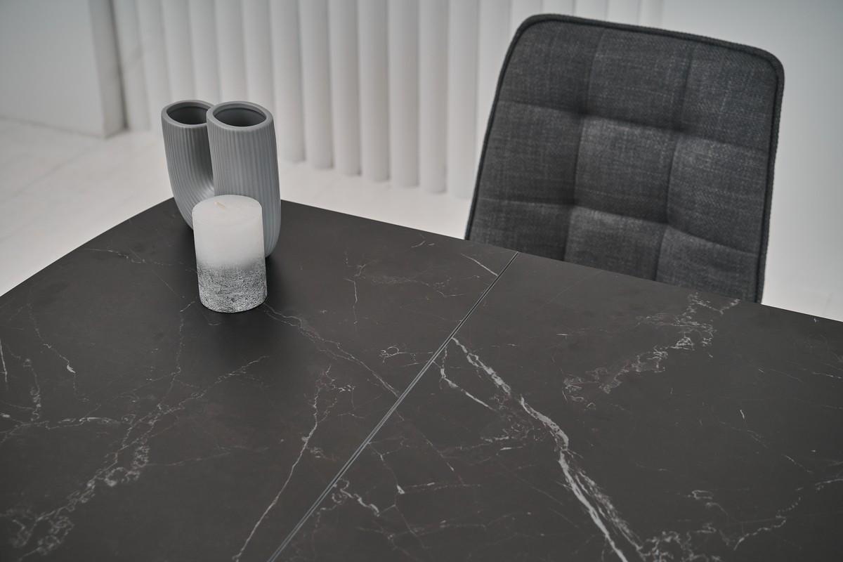 Стіл обідній розсувний Vetro Mebel 900-1200x750x760 мм Чорний онікс/Чорний (TМ-87-1) - фото 11