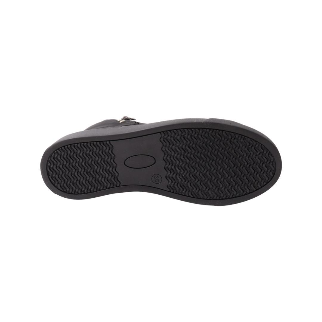 Кеди жіночі Gossi зі шкіри р. 37 Чорний (83-21DHC) - фото 6