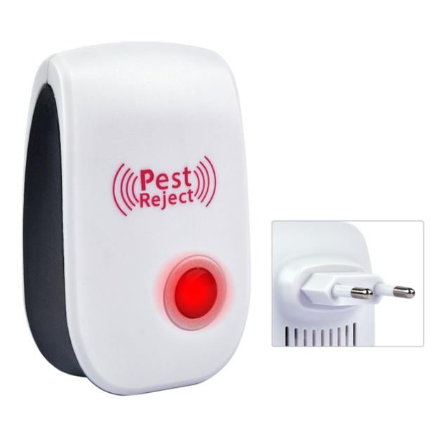 Відлякувач гризунів та комах Electronic Pest Repeller Білий (Rep-4452)