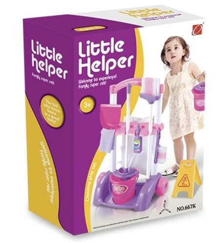 Детский игровой набор для уборки Little Helper Розовый - фото 3 Детский игровой набор для уборки Little Helper Розовый - фото 3