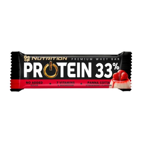 Протеиновый батончик 16 г белка GoOn Nutrition Protein 33% Bar 50 г Пана-кота