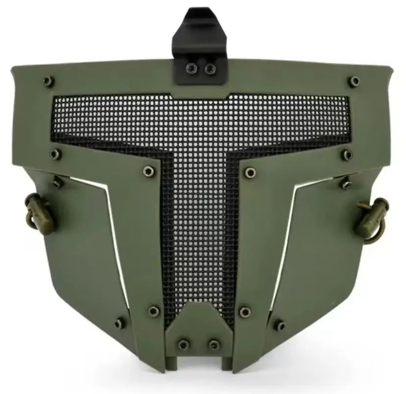 Маска Iron Man з кріпленням до шолома Airsoft Олива (MK001008)