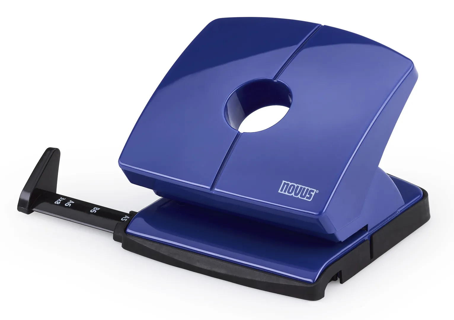Дырокол NOVUS В 220 COLOR ID Синий (025-0656)