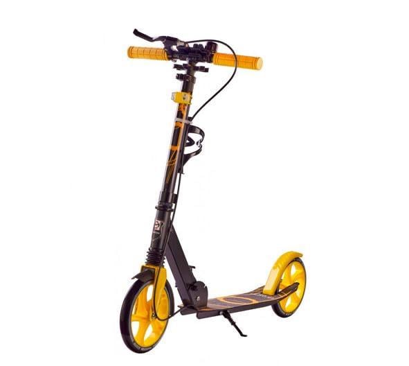 Самокат Maraton RIDER 2021 с фонариком Желтый - фото 1 Самокат Maraton RIDER 2021 с фонариком Желтый - фото 1