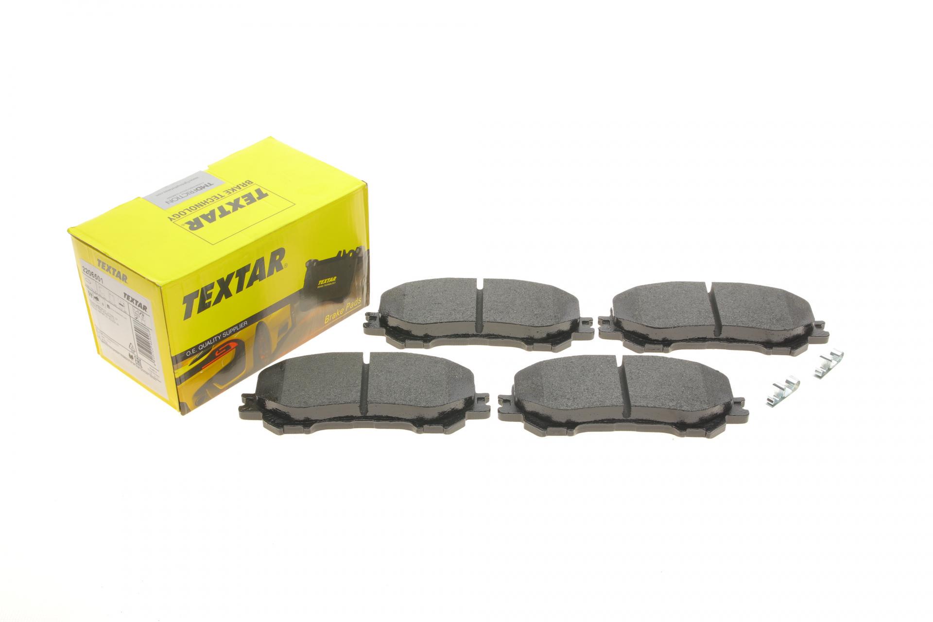 Колодки тормозные передние TEXTAR для Nissan Qashqai II/X-Trail/ Renault Kadjar 13- 141,3x59,7x17,9 мм (2206501)