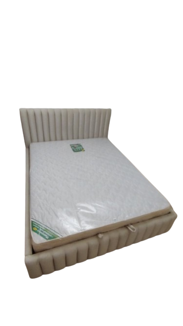 Кровать двуспальная Новара с подъемным механизмом 1,6х2 м Бежевый (18236023)