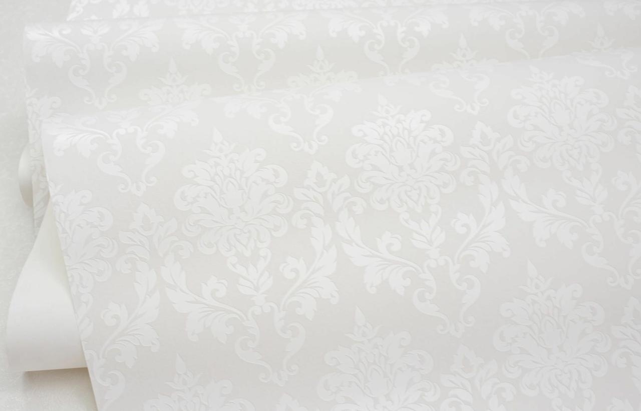 Обои флизелиновые SINTRA Milana 356906 вспененный винил 1,06х10,05 м Белый