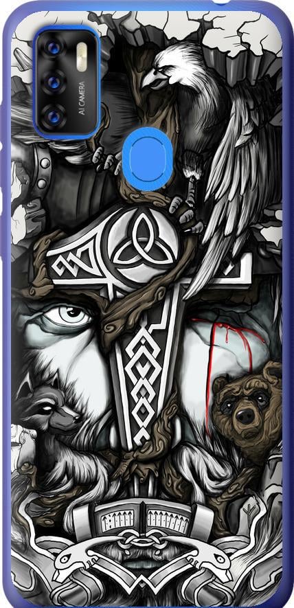 Чехол на ZTE Blade A7S 2020 Тату Викинг (4098u-2454-42517) Чехол на ZTE Blade A7S 2020 Тату Викинг (4098u-2454-42517)