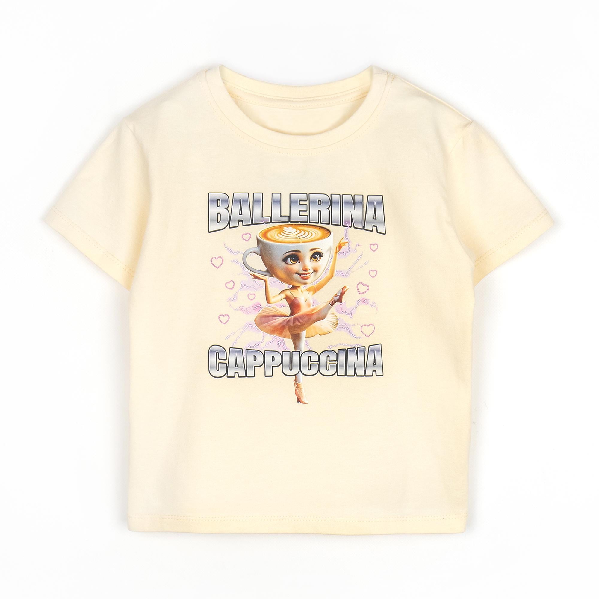 Футболка Dexter's с принтом Вallerina Cappuccina 152511 152 см Бежевый (7062613129)