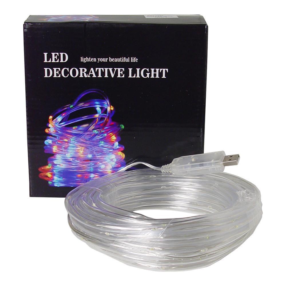 Гірлянда USB Xmas Pipe 7299 100 LED W-3 10 м Білий (1294324590)