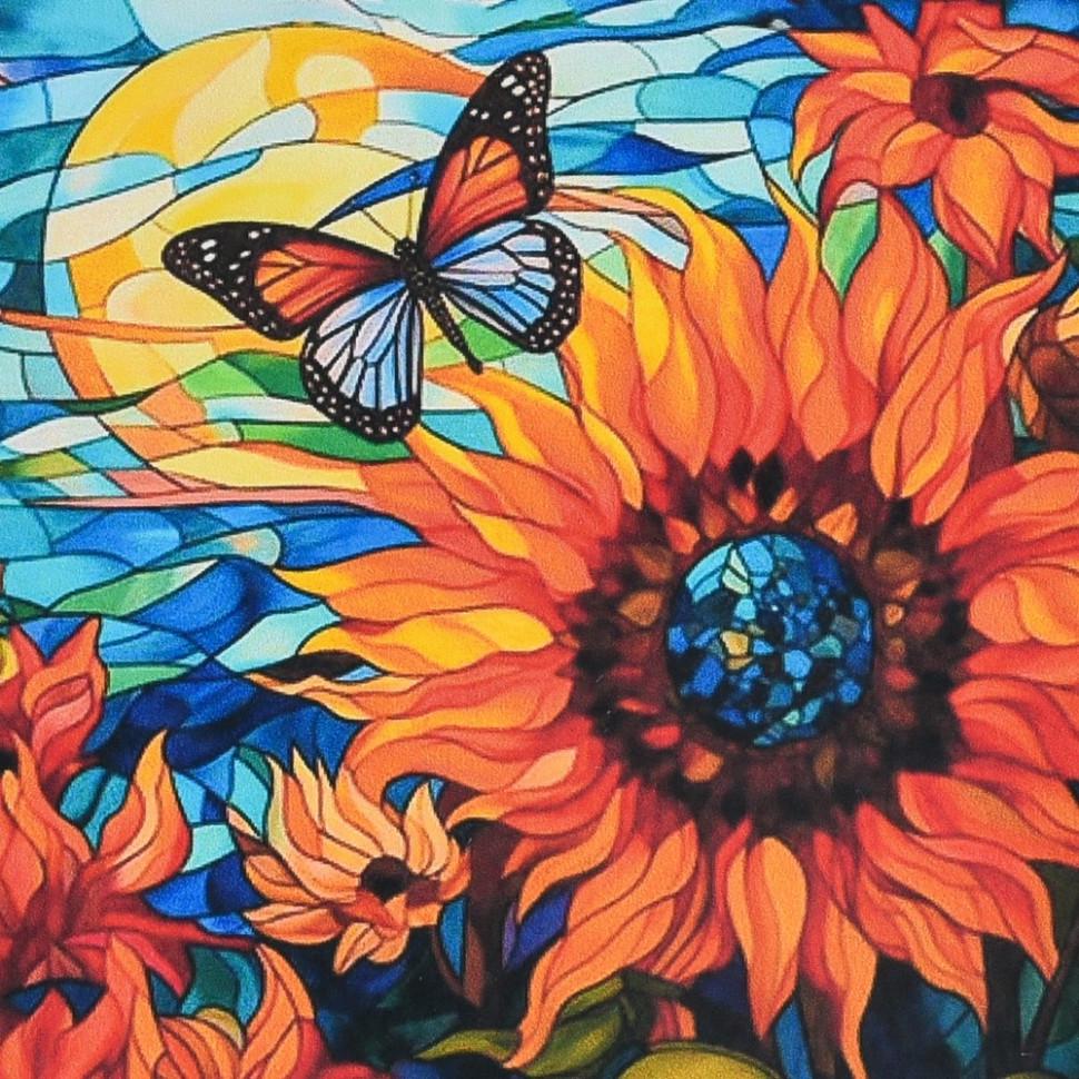 Алмазна мозаїка Strateg Промінь сонця 30х30 см Різнокольоровий (VM-127-A-417)