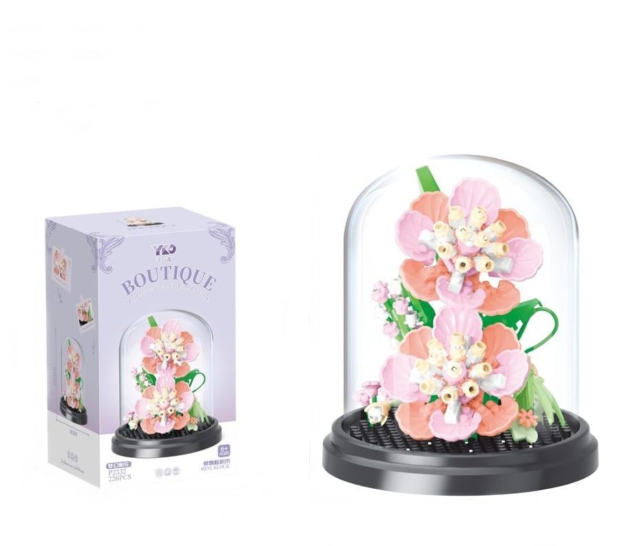 Конструктор Квіти в колбі 226 деталей 8,6х11 см (P2332)