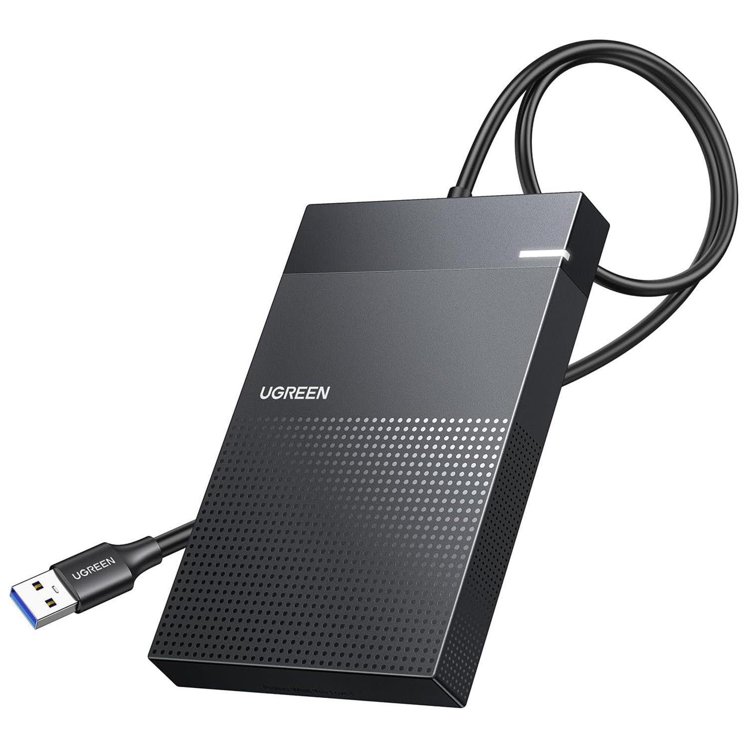 Внешний карман для HDD/SSD UGREEN CM471 2.5"/USB 3.0 Черный (30719) Внешний карман для HDD/SSD UGREEN CM471 2.5"/USB 3.0 Черный (30719)