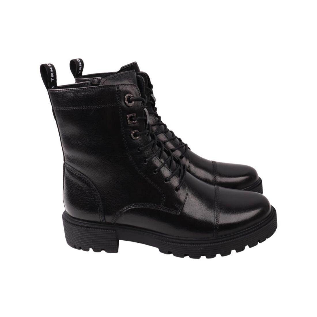 Черевики жіночі Anemone зі шкірир. 36 Чорний (190-22/23ZHC)