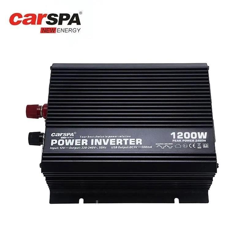 Інвертор напруги Carspa-1200-122 12/220V ВОХ Q20 1200 Вт - фото 2 Інвертор напруги Carspa-1200-122 12/220V ВОХ Q20 1200 Вт - фото 2