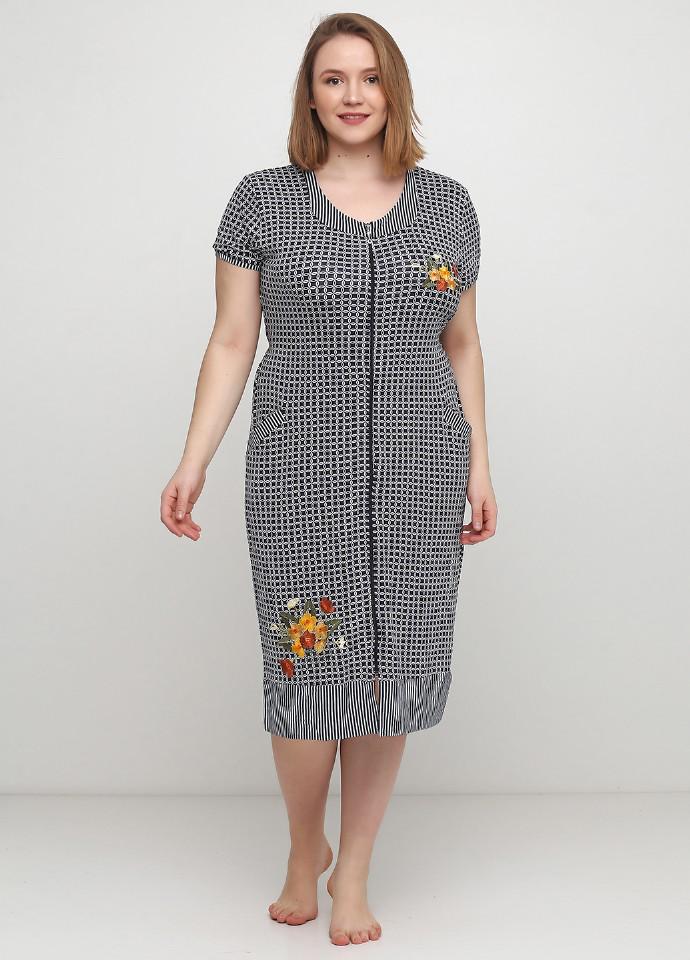 Халат Romeo Life 3XL темно-Синий (7173-B)