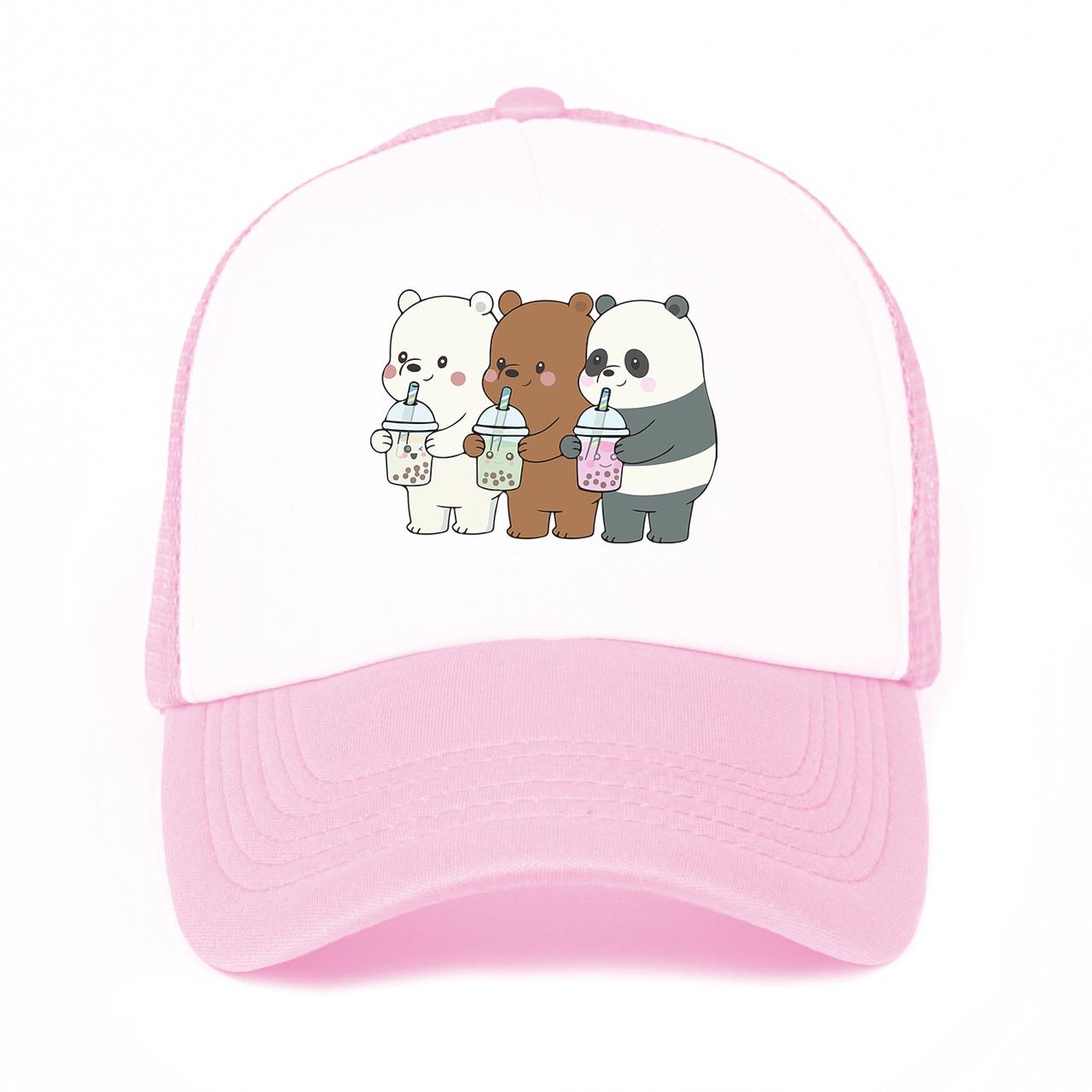 Кепка тракер детская We Bare Bears Розовый (33404-2896-PK)