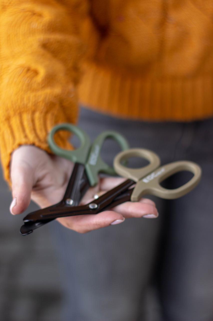 Ножиці Лістера EDC парамедика атраматичні Олива (21209066) - фото 2 Ножиці Лістера EDC парамедика атраматичні Олива (21209066) - фото 2