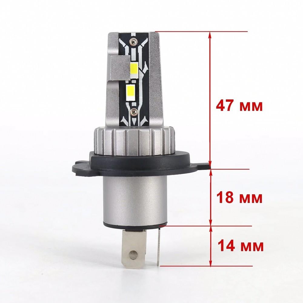 Лампа CYCLONE Led H4 H/L 6000K Type 32 V2 (107133Ep) - фото 4 Лампа CYCLONE Led H4 H/L 6000K Type 32 V2 (107133Ep) - фото 4