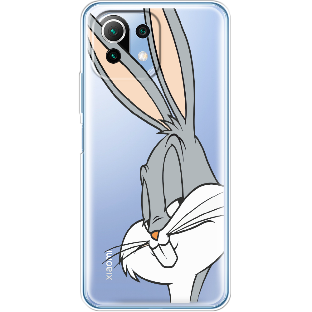 Чехол Boxface Xiaomi Mi 11 Lite Lucky Rabbit Прозрачный силикон (42128-bk81-42128)