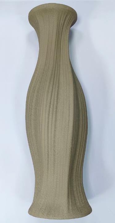 Ваза керамическая напольная 72х18х18 см Коричневый