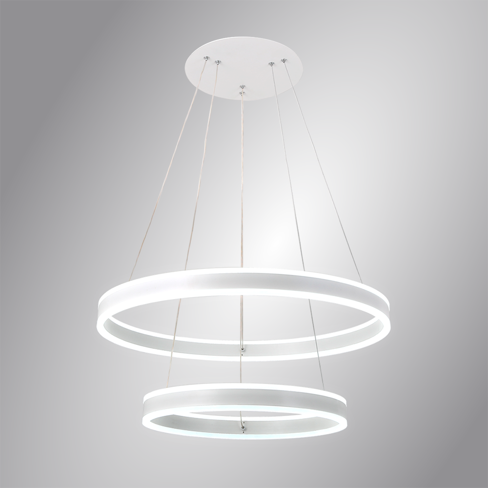 Люстра ESLLSE STELLA 2R с пультом 160W 600x1200 мм Белый (10417) - фото 1