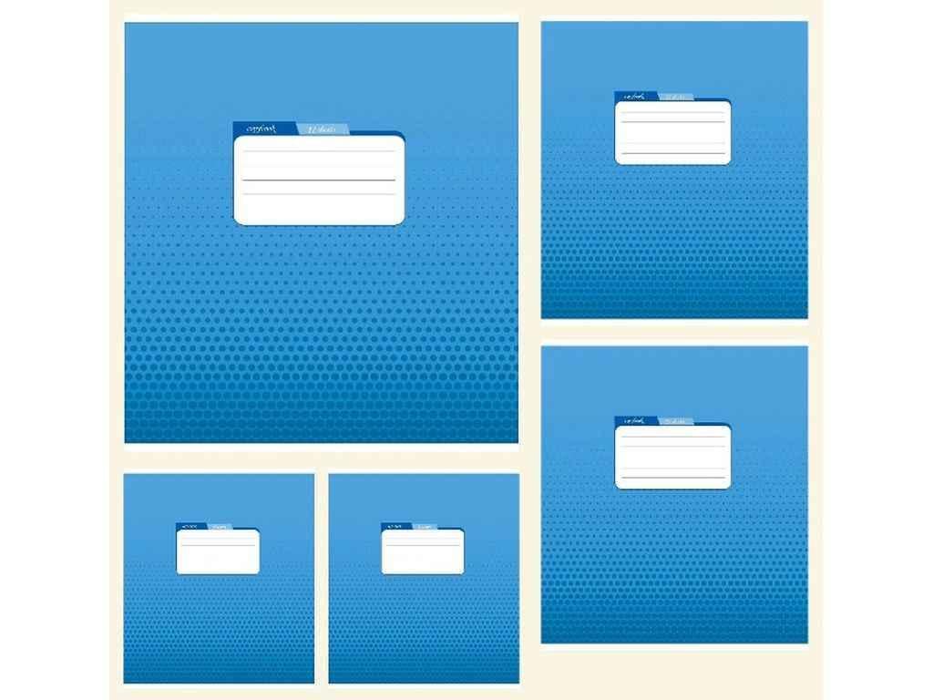 Тетрадь в клетку Тетрада 12 л. 25 шт. твердая ТЕ21111 Фон (929435)