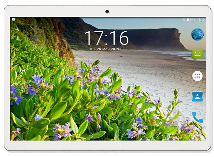 Планшет – телефон Hoozo X1001 Full HD 32Gb LTE Silver + Чохол-книжка + Карта пам'яті 64GB