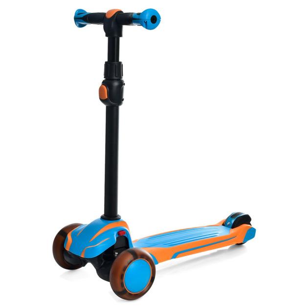 Самокат детский MAXI iTrike X1-BLY с подсветкой Самокат детский MAXI iTrike X1-BLY с подсветкой