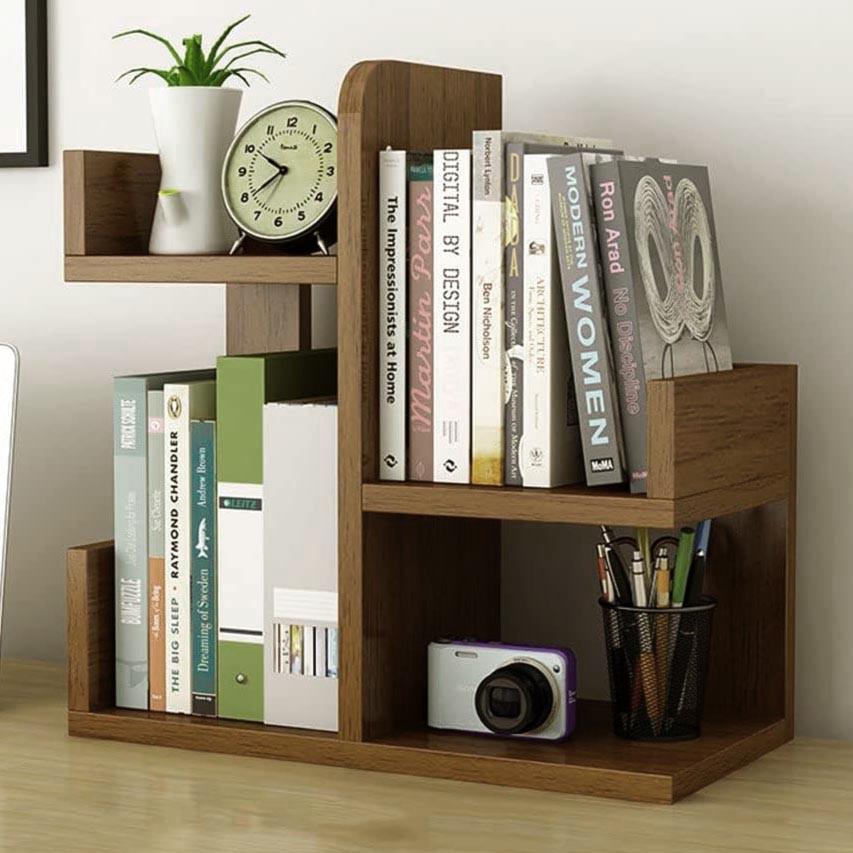 Полка книжная настольная из дерева Линфан Мускат (КПА-012907)