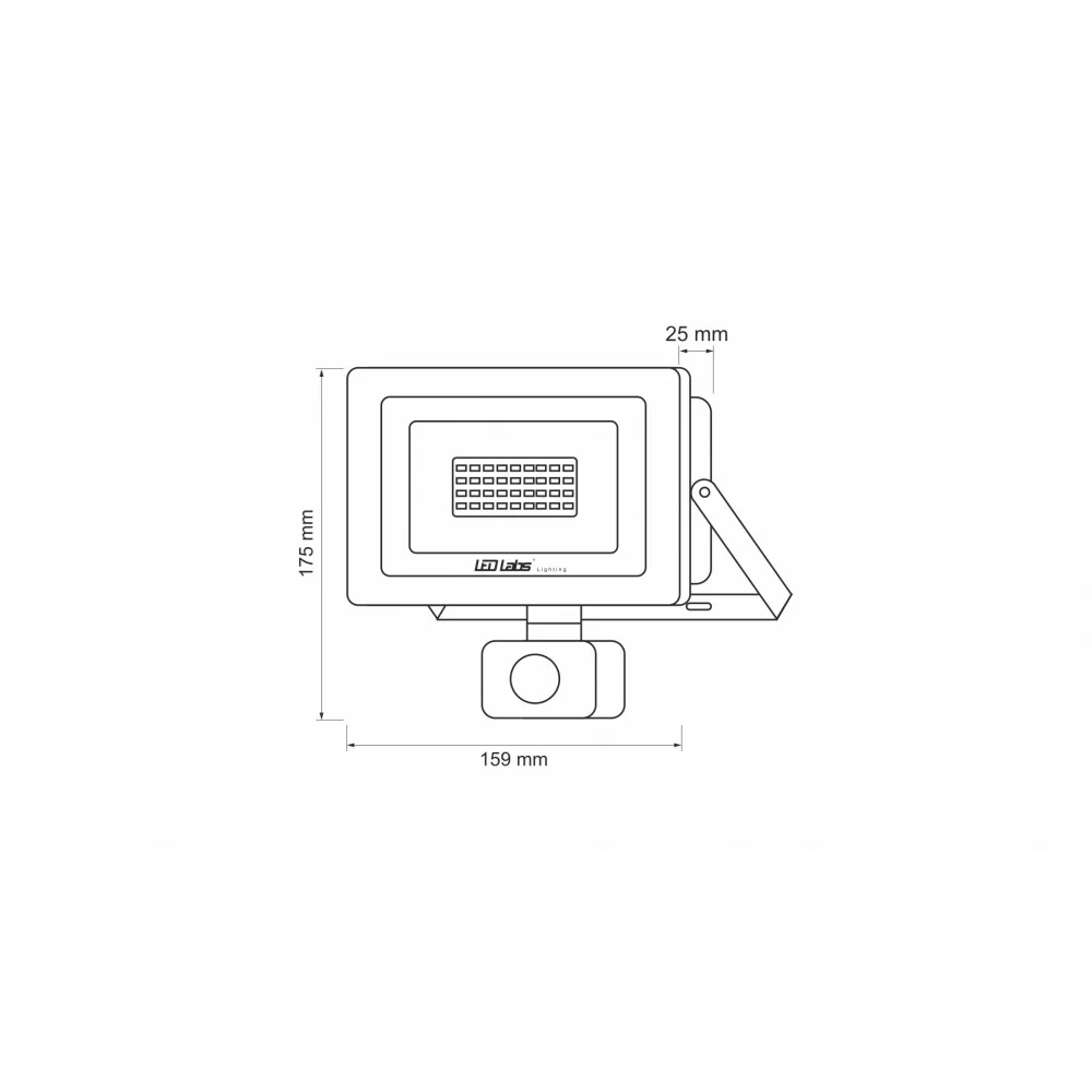 Прожектор з датчиком руху Led Labs 30W 4000K (17-0000-12) - фото 2 Прожектор з датчиком руху Led Labs 30W 4000K (17-0000-12) - фото 2