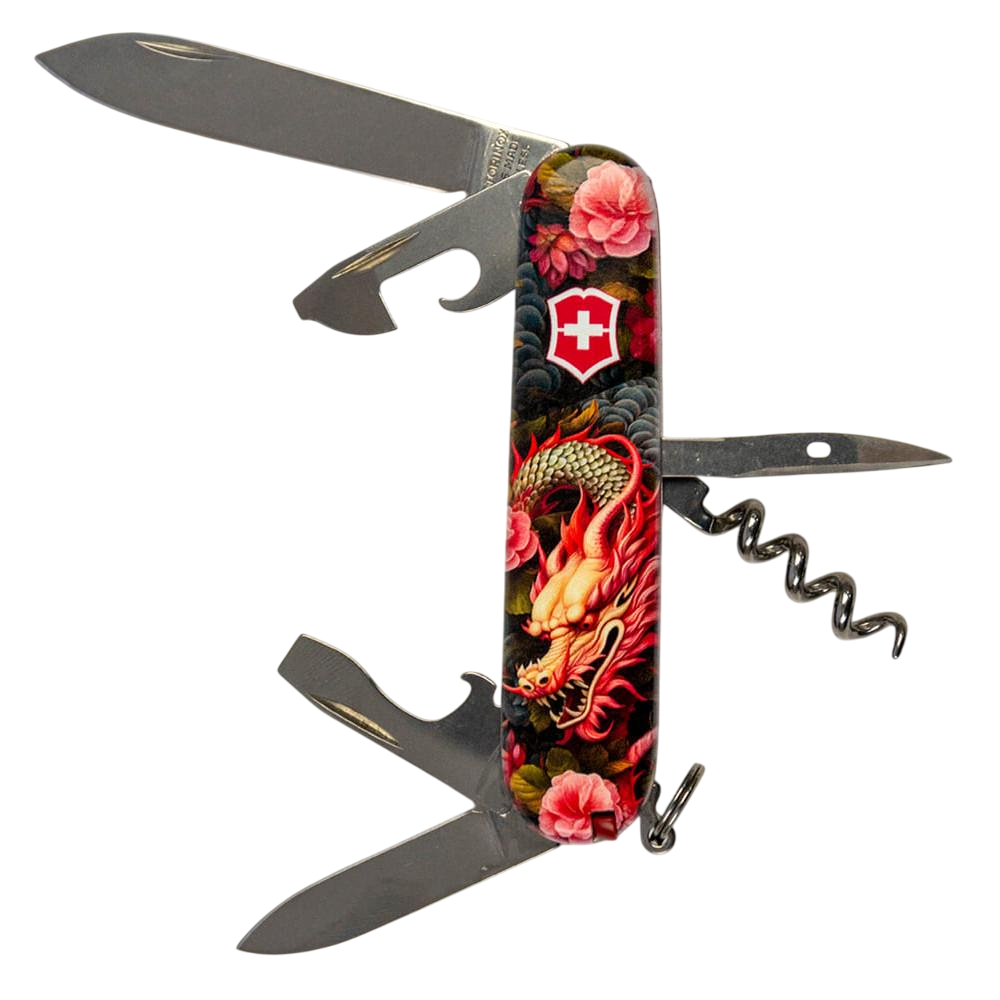 Нож швейцарский с тематикой дракона Victorinox Spartan ZODIAC Dragon 12в1 (597106)