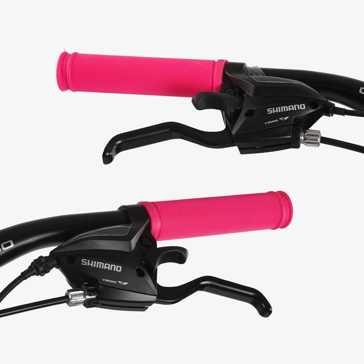 Велосипед горный Corso Next алюминиевый 26"/13" Черно-розовый (795701162) - фото 7