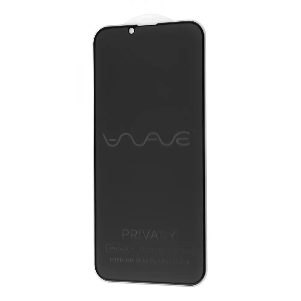 Защитное стекло Wave 9H Privacy iPhone 14 Pro Max Black (388450001)
