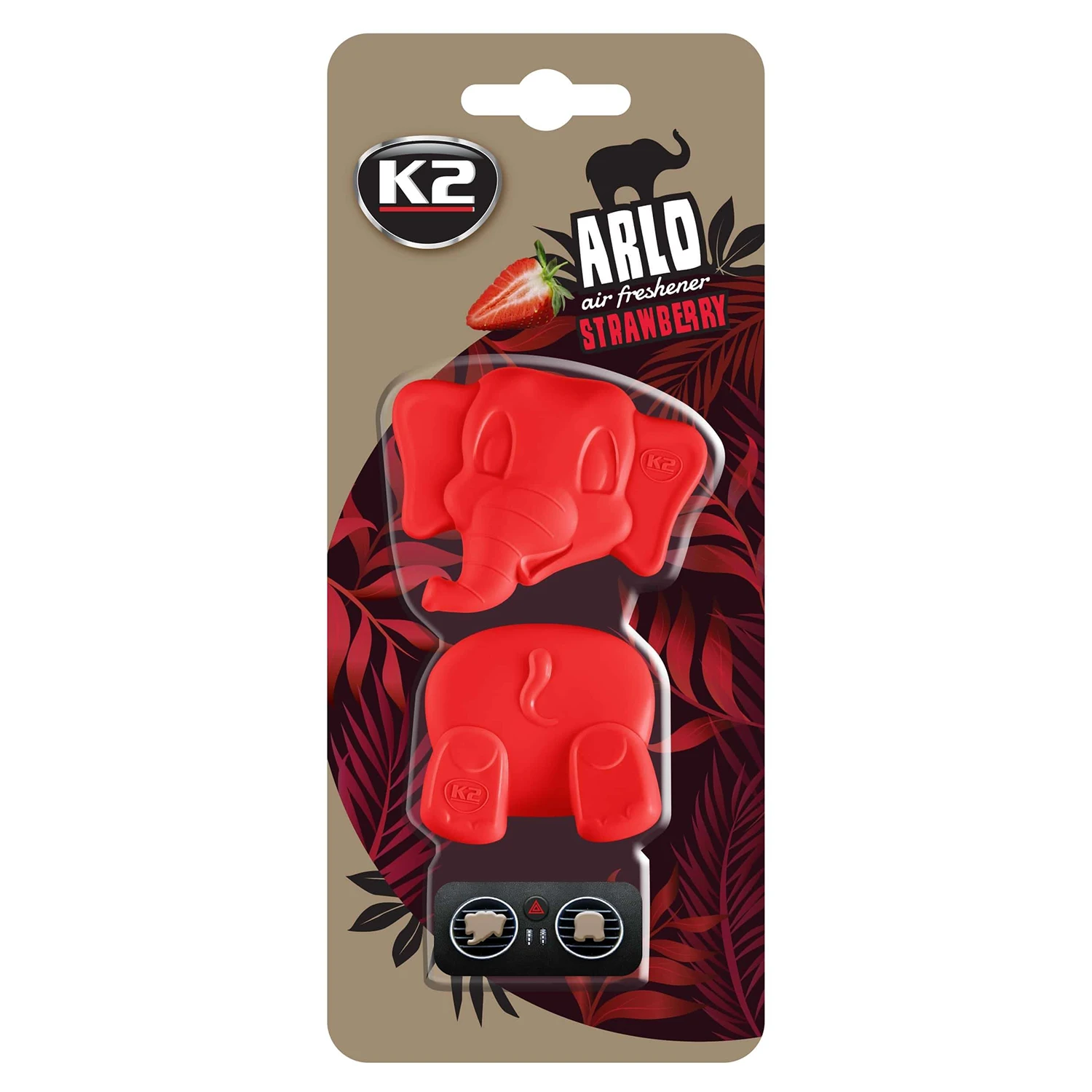 Ароматизатор для салона авто K2 Arlo Клубника 15 г (V89TRU)
