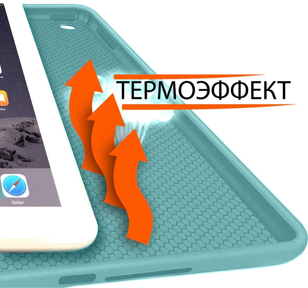 Чохол OrigamiCase iPad Mini 1/2/3 з термоефектом Teal (18695) - фото 3