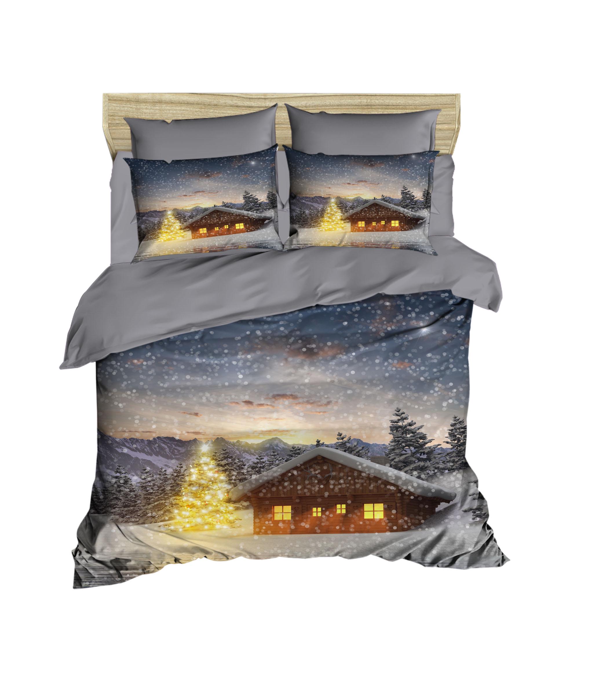 Комплект постельного белья LIGHTHOUSE ranforce+3D Winter Tale 200х220 см (2200000600820)