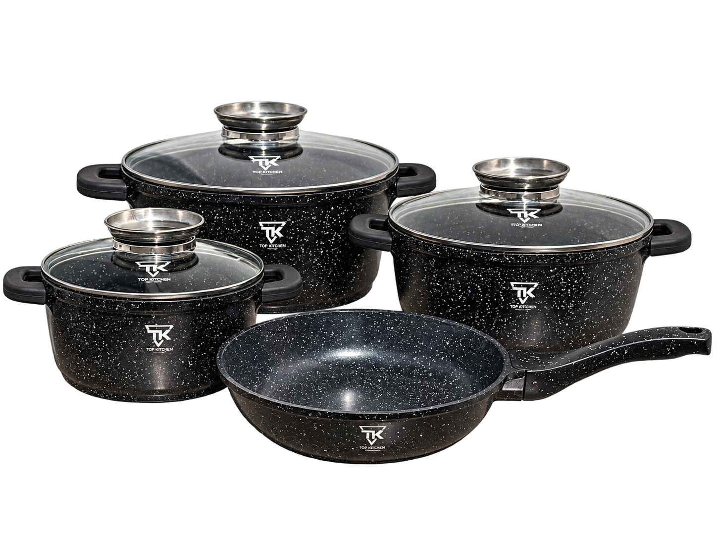 Набор посуды Top Kitchen TK-00076 с гранитным антипригарным покрытием 13 предметов (31980) Набор посуды Top Kitchen TK-00076 с гранитным антипригарным покрытием 13 предметов (31980)